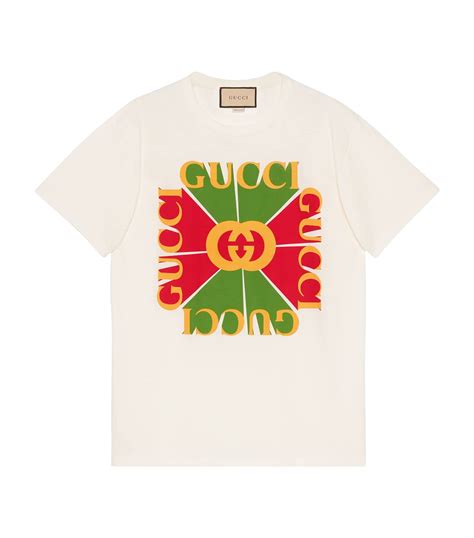 vintage gucci white t-shirt rakuten|genuine gucci t shirts.